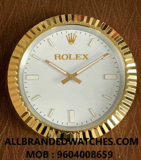 vintage rolex clock|Rolex wall clock real.